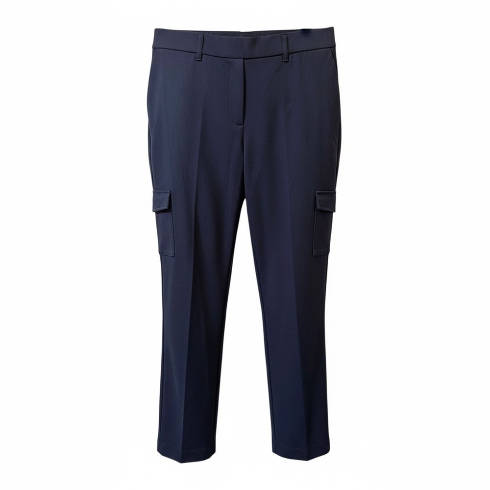 J. Jill Pull On onte Cargo‎ Pants S Small Navy Blue NWT Slim Leg Ankle Straight